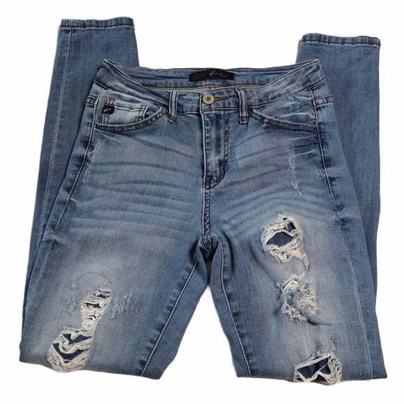 KanCan Denim - KanCan Distressed Skinny Jeans 1108